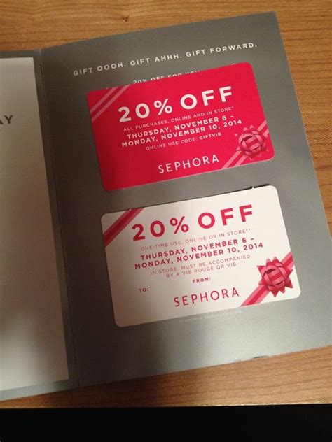 sephora coupons to be used in stores.